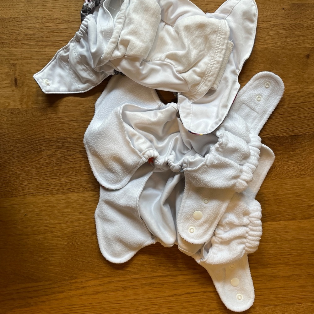 2x Doodush Überhosen und 1x AIO Mommy Mouse newborn