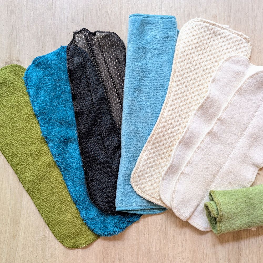 Großes Stoffwindelpaket - komplett für die ganze Wickelzeit Großes Stoffwindelpaket - komplett für die ganze Wickelzeit