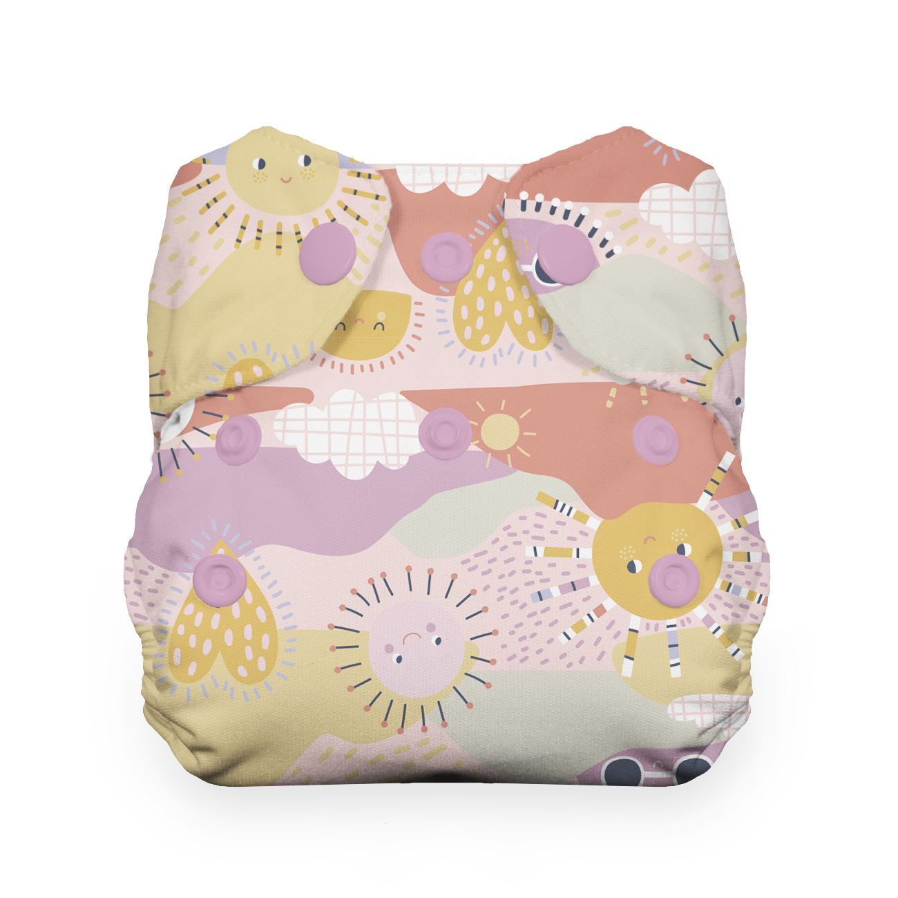 Thirsties Natural All-in-One Newborn mit Druckknöpfen