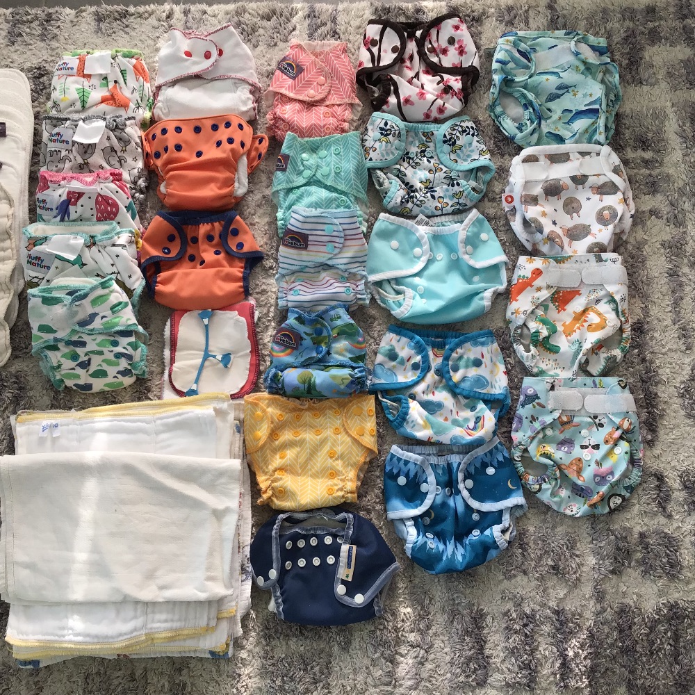Großes Newborn Stoffwindelpaket