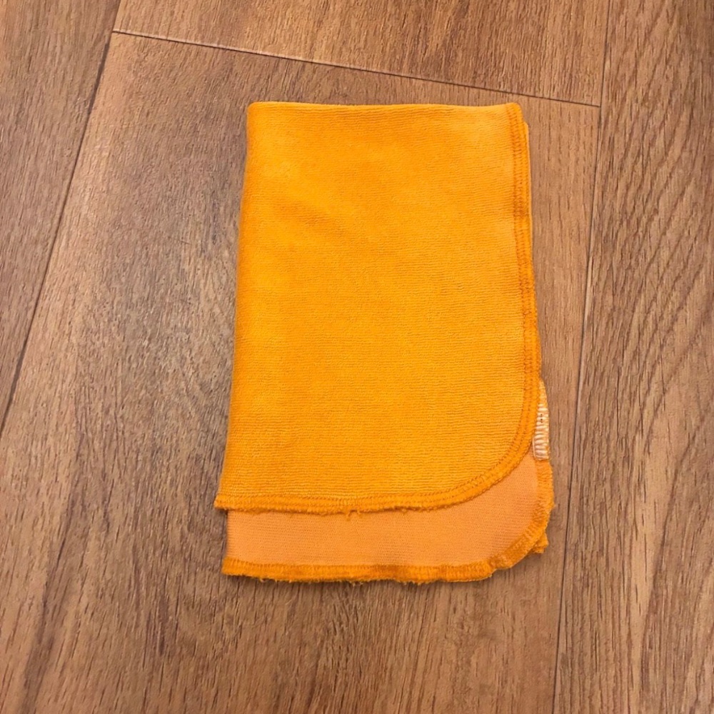 5 Prefolds Windelmanufaktur Baumwollnicki ockergelb 30x30cm