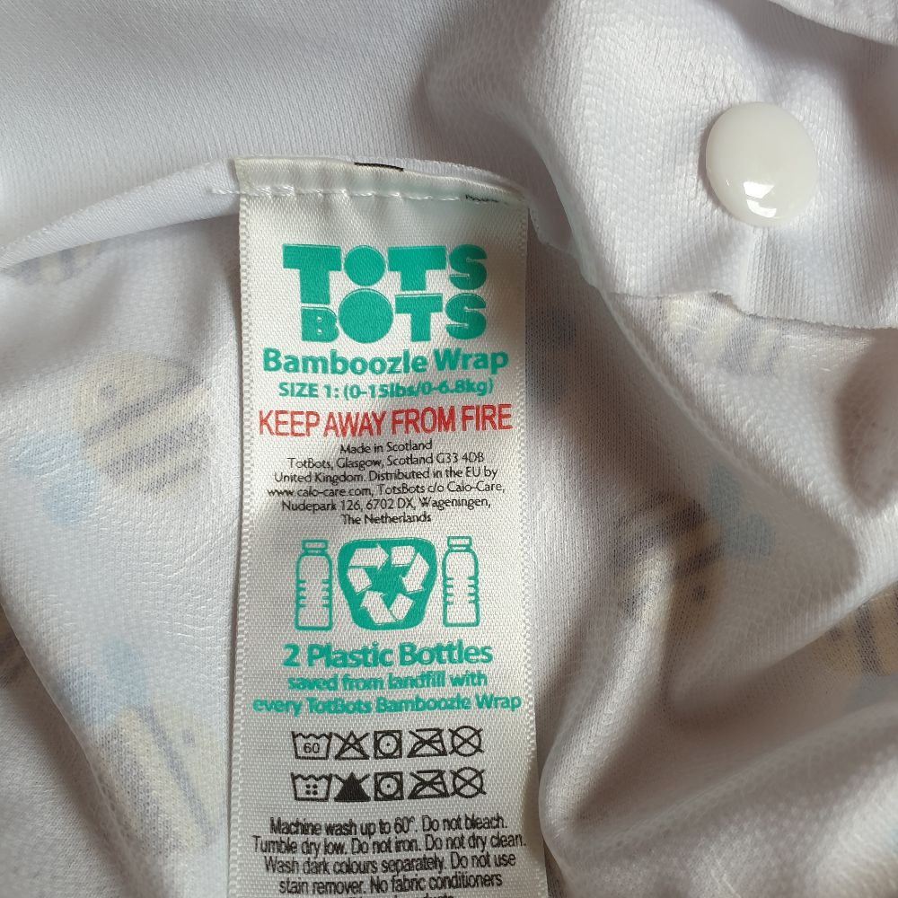 Stoffwindelpaket für Neugeborene von Vimse und Tots Bots - wie neu