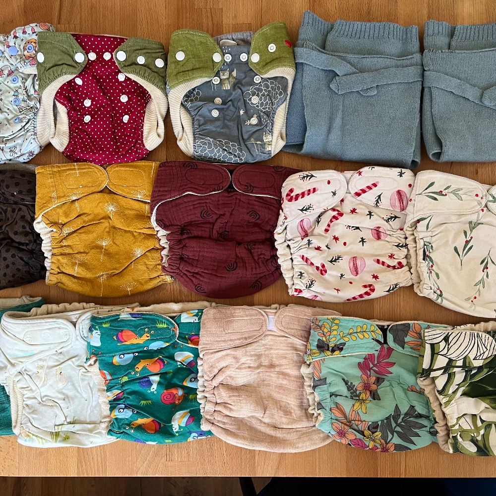 Wollüberhosen Paket Windelherz, Little Ben, Pipipopo, Handmade