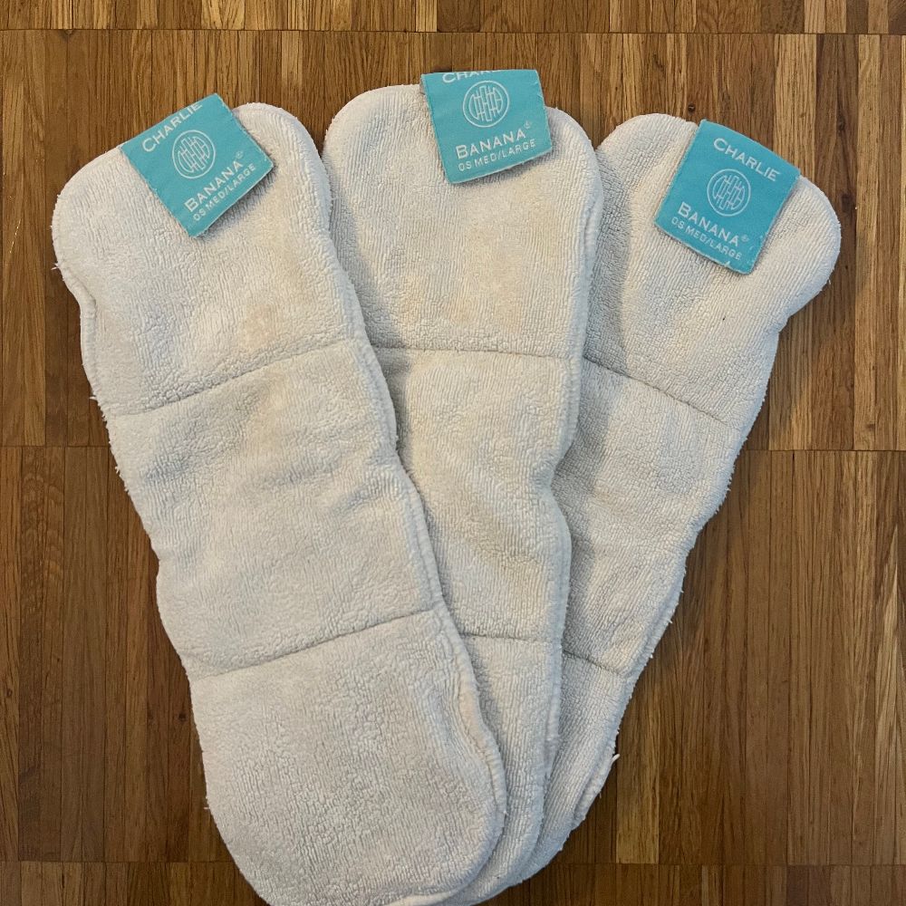 Einlagen Charlie Banana Microfaser OS Med Large ca. 11x30 cm 3 Stück