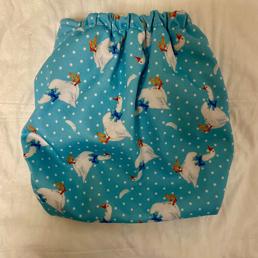 2 Milovia Überhosen OS Bauernhof und Gänse