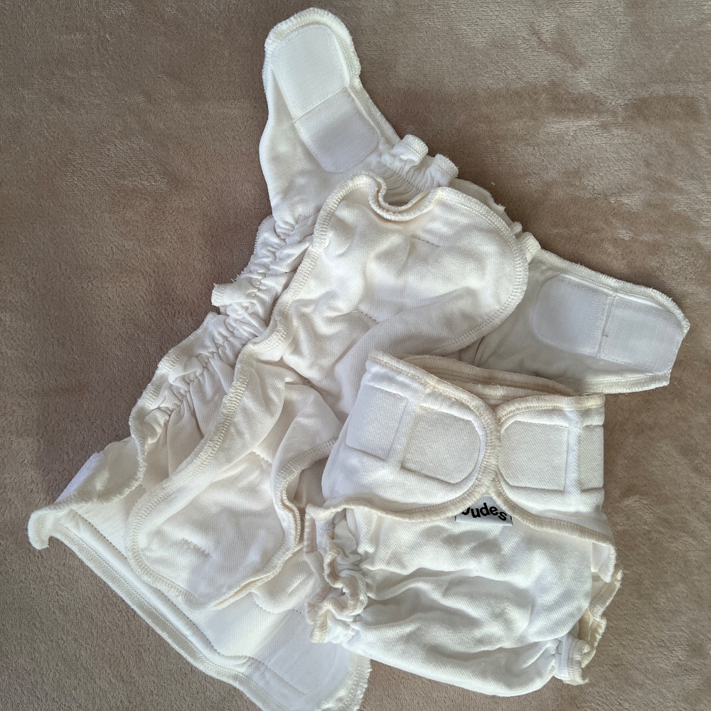 Verschiedene unbenutzte Höschenwindeln