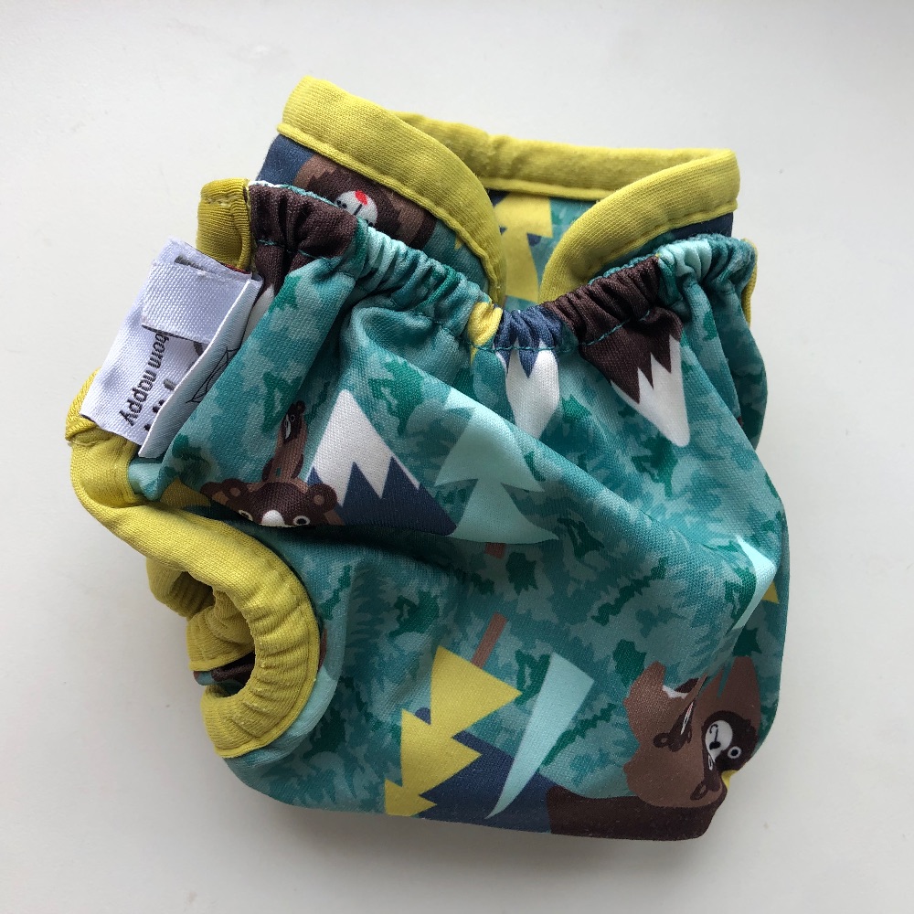 Newborn Stoffwindelpaket von Pop In, 4 Überhosen, 13 Einlagen