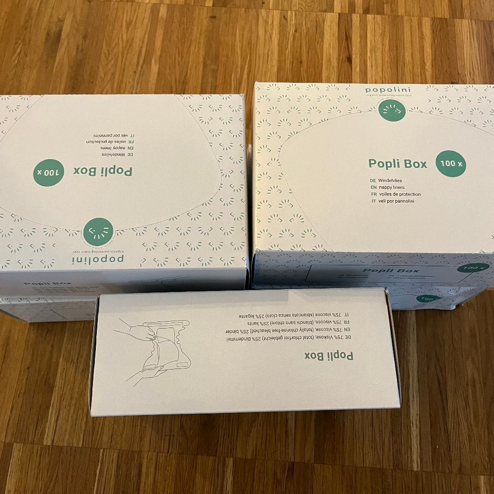 Popolini Windelvlies 5 Kartons neu ungeöffnet