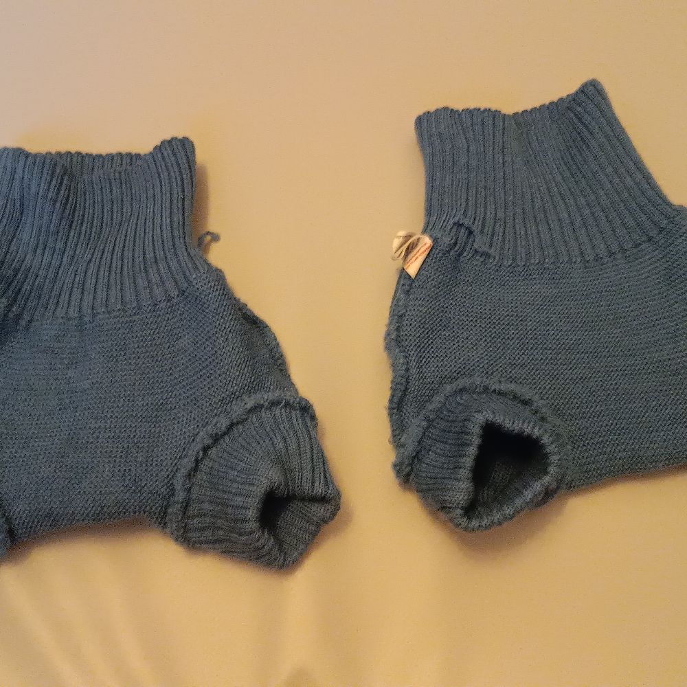 Nacht-Set Blümchen Höschenwindeln, Disana Wollüberhosen