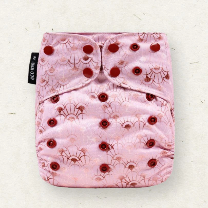 Eco Mini Bambus Pocketwindel One Size mit Druckknöpfen
