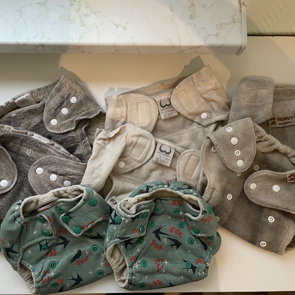 Wollüberhosen 8 Stück