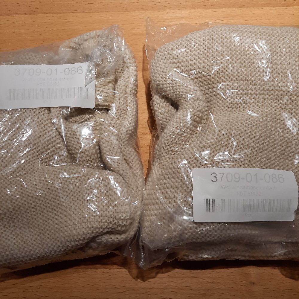 Wollüberhosen Hans Natur