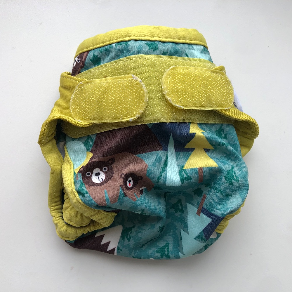 Newborn Stoffwindelpaket von Pop In, 4 Überhosen, 13 Einlagen