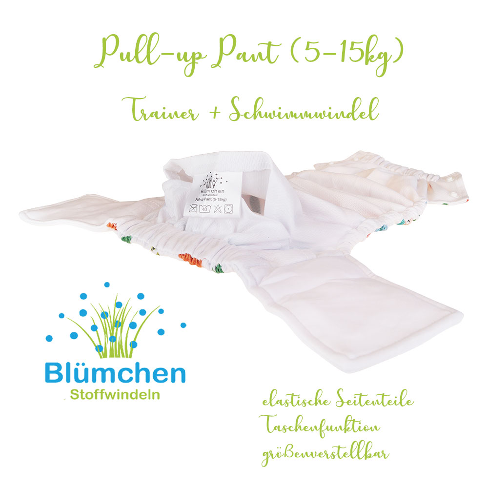 Blümchen Pull-up Pant Schwimmwindel + Trainer Blümchen Pull-up Pant Schwimmwindel + Trainer