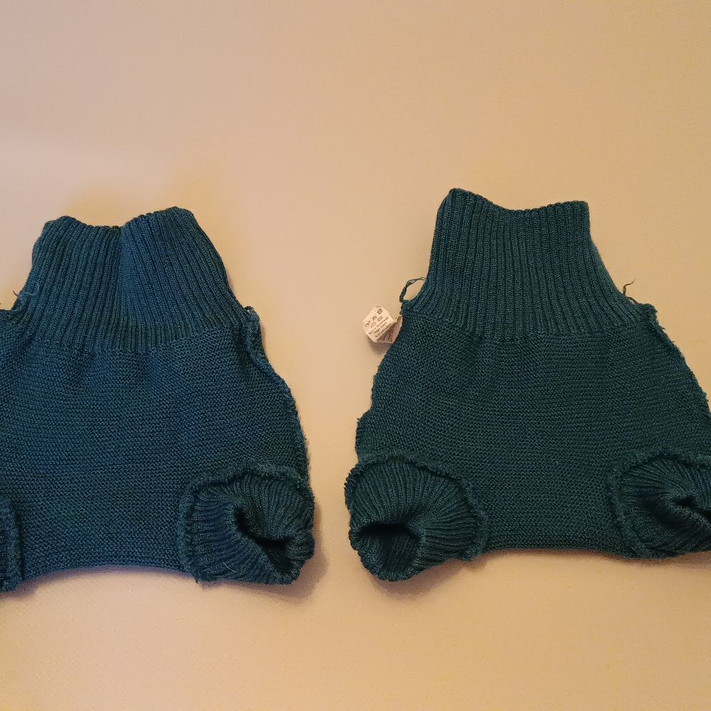 Nacht-Set Blümchen Höschenwindeln, Disana Wollüberhosen