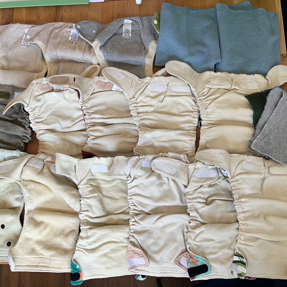 Wollüberhosen Paket Windelherz, Little Ben, Pipipopo, Handmade