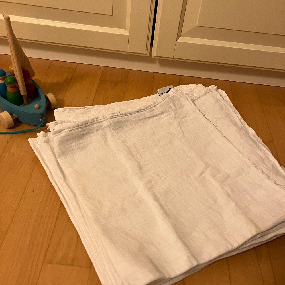 XKKO Mullwindeln 70x70 cm weiß, 10 Stück