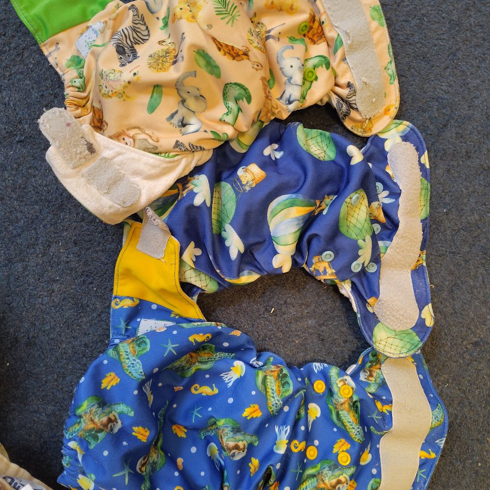 10All-in-One Windeln von Blümchen