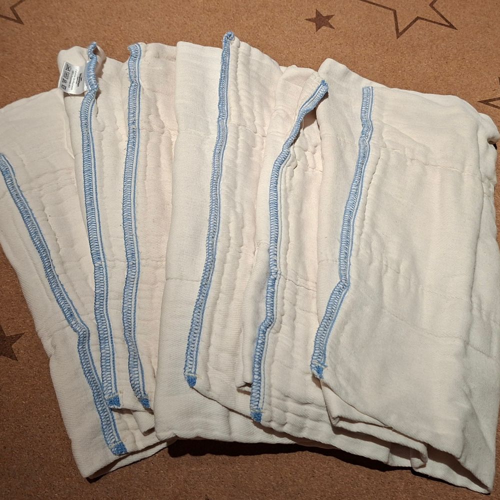 18 Prefolds Blümchen