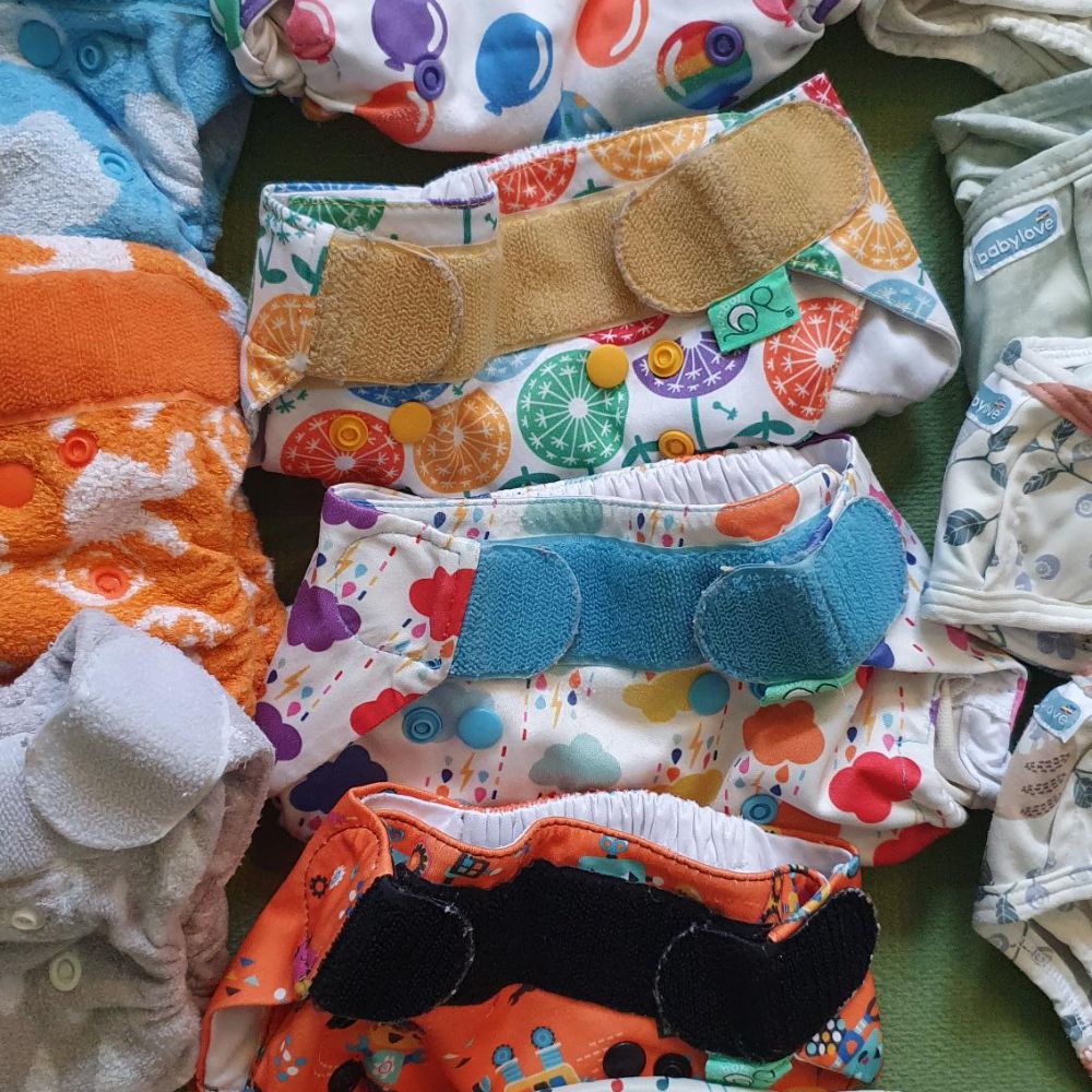 Fröhliches Stoffwindelpaket