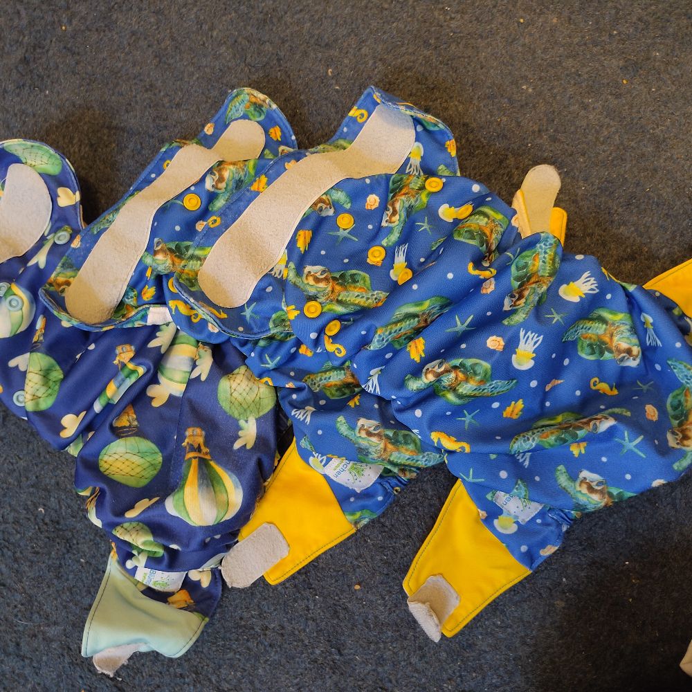 10All-in-One Windeln von Blümchen