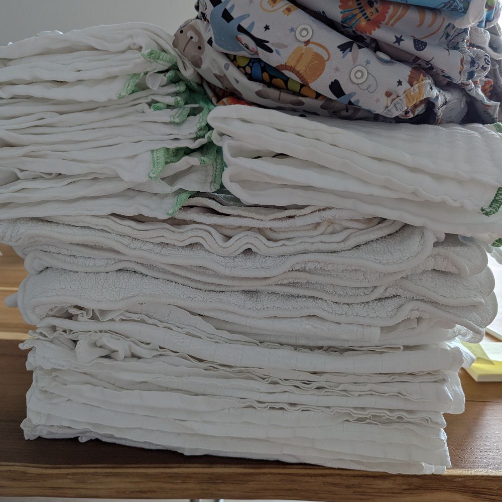 Großes, gut gepflegtes Stoffwindelpaket Großes, gut gepflegtes Stoffwindelpaket