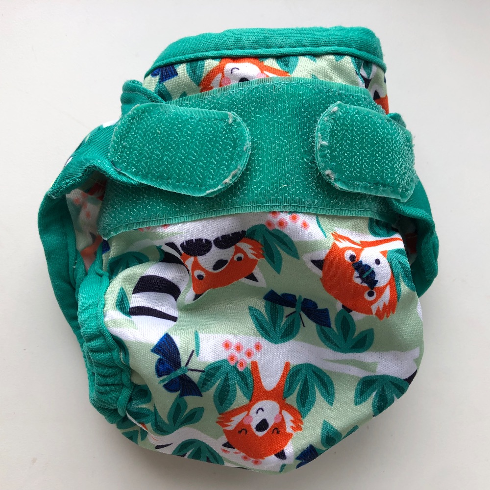 Newborn Stoffwindelpaket von Pop In, 4 Überhosen, 13 Einlagen