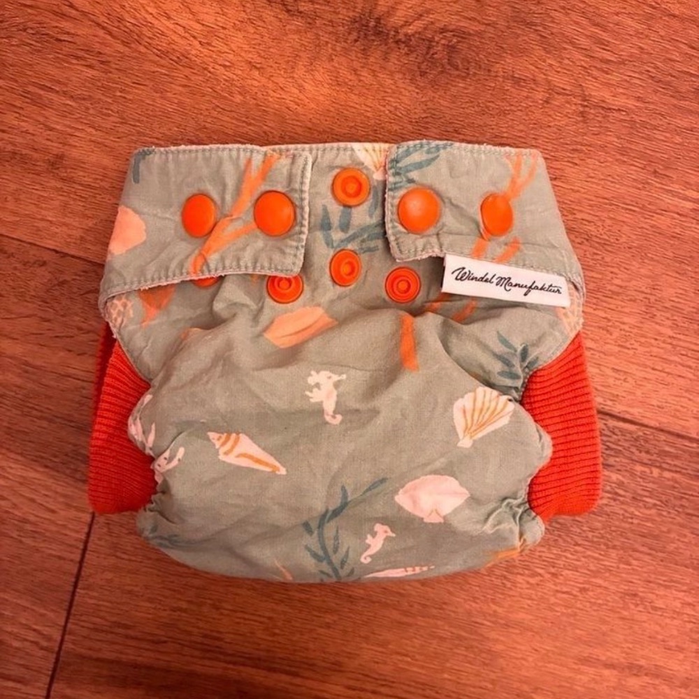 Außenwindel Windelmanufaktur Herr Seepferdchen 2-5kg