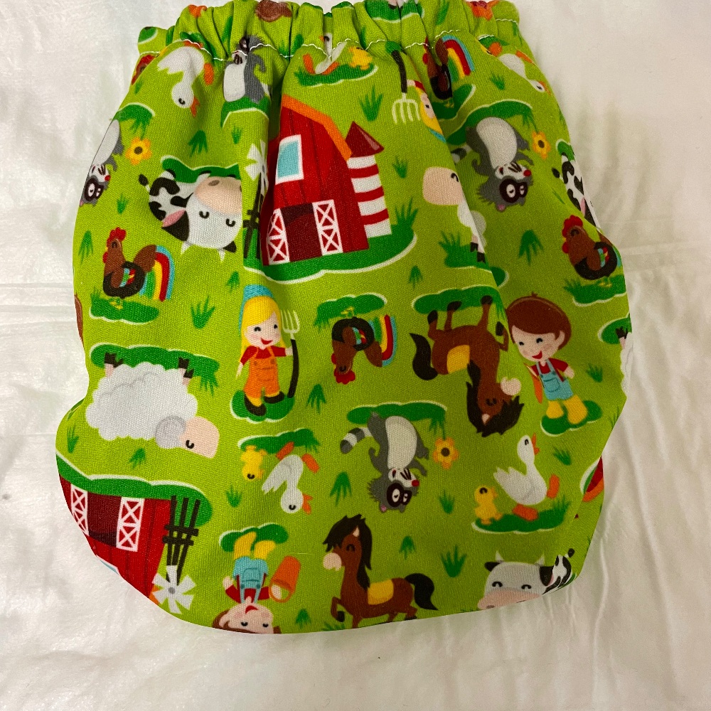 2 Milovia Überhosen OS Bauernhof und Gänse