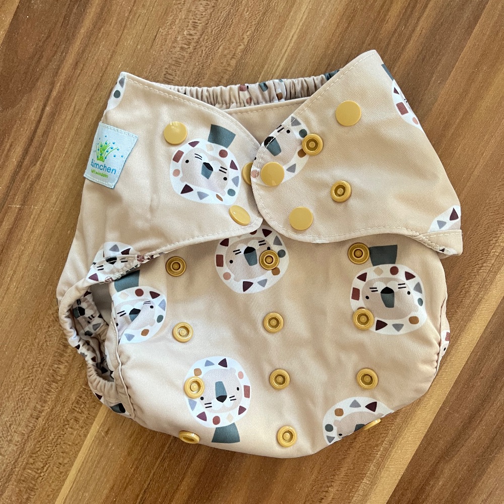 Blümchen One Size Überhosen Druckknöpfe