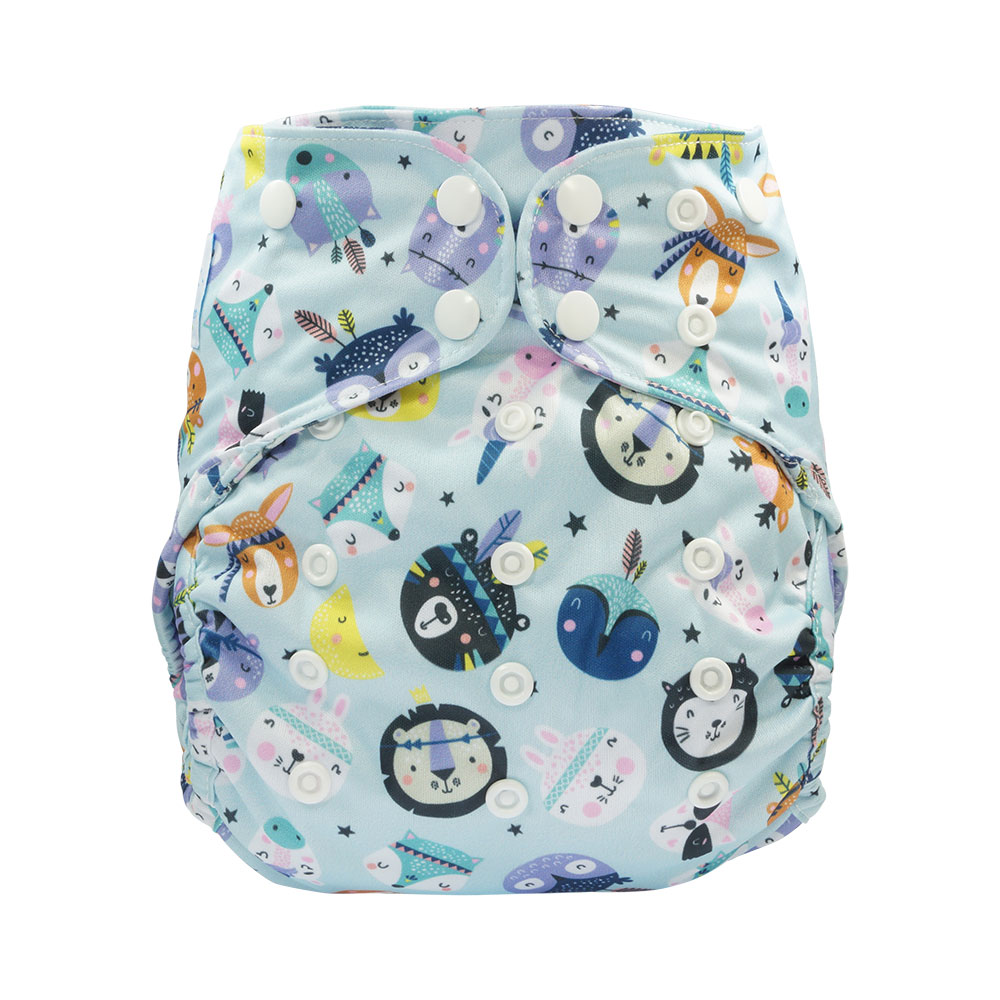 Blümchen Überhose One Size mit Druckknöpfen Blümchen Überhose One Size mit Druckknöpfen