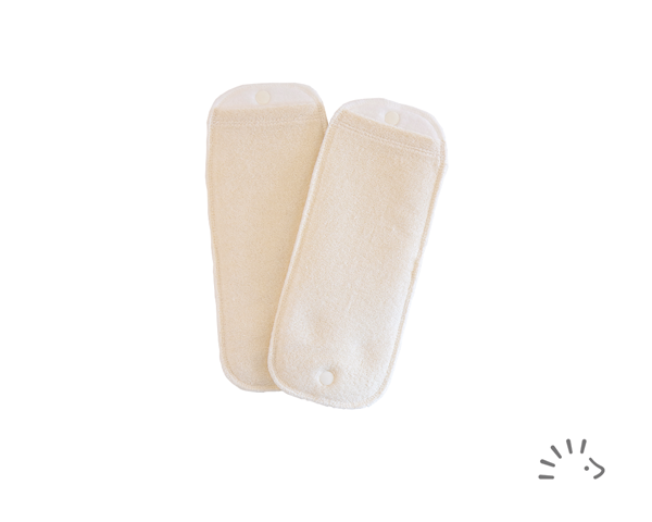 Popolini Saugeinlagen EasyFree Frottee Organic 2 Stück Popolini Saugeinlagen EasyFree Frottee Organic 2 Stück