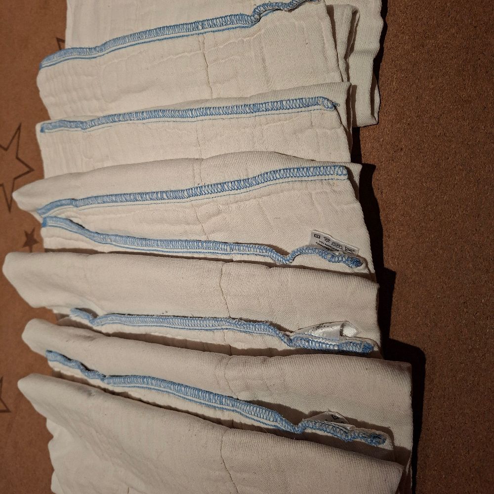 18 Prefolds Blümchen