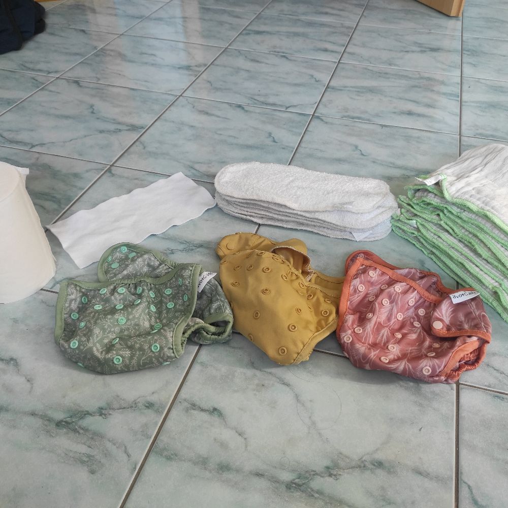 kaum genutztes Stoffwindelpaket kaum genutztes Stoffwindelpaket