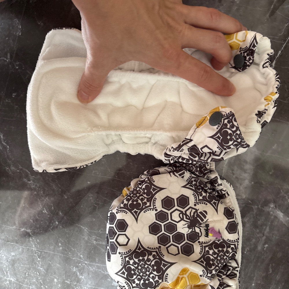 2 x Stoffwindeln Newborn