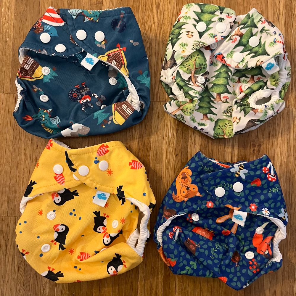 Überhosen Little Clouds Neugeborene 4 Stück