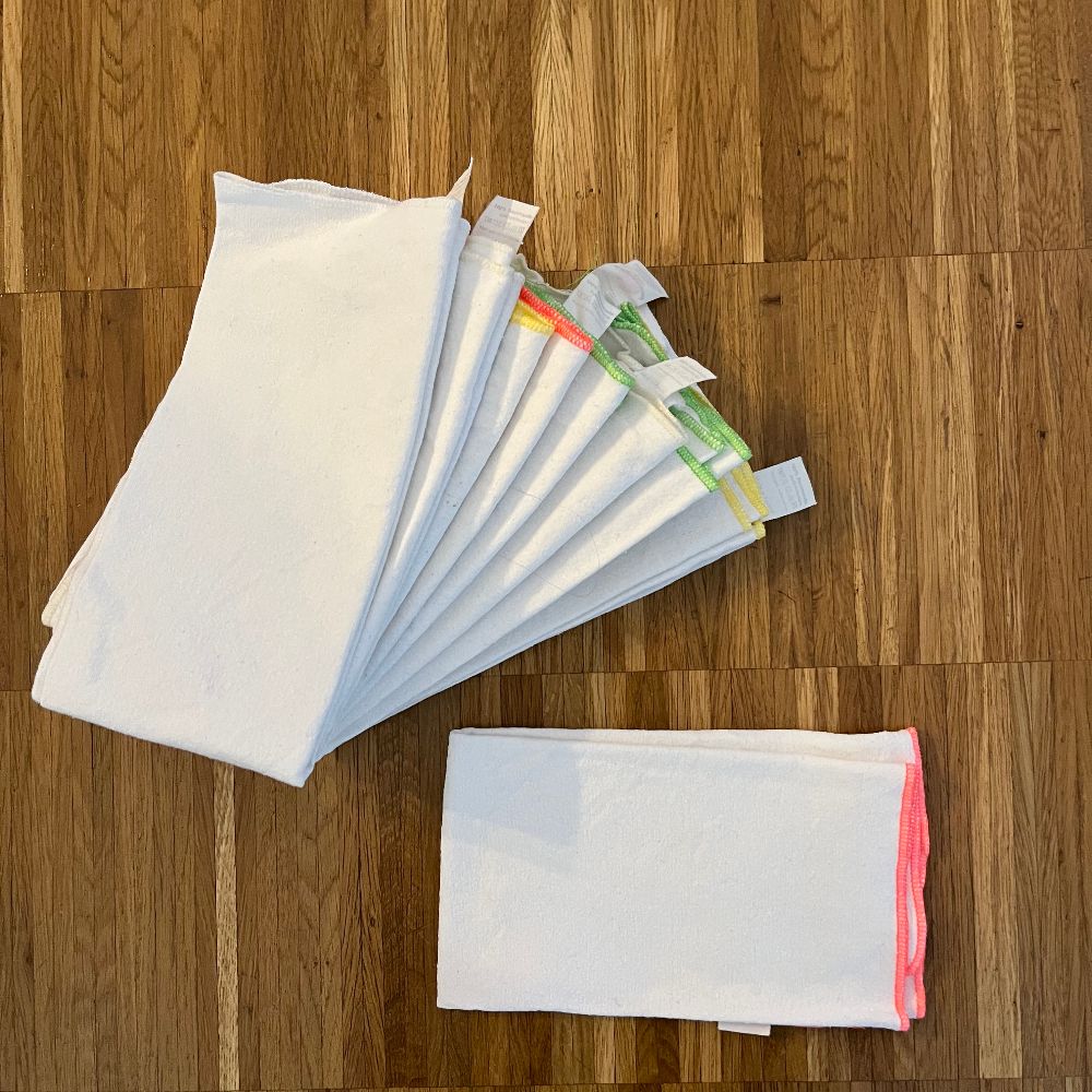 Booster Einlagen Flanelleinlagen von Babymajawelt ca. 40x40cm 10 Stück