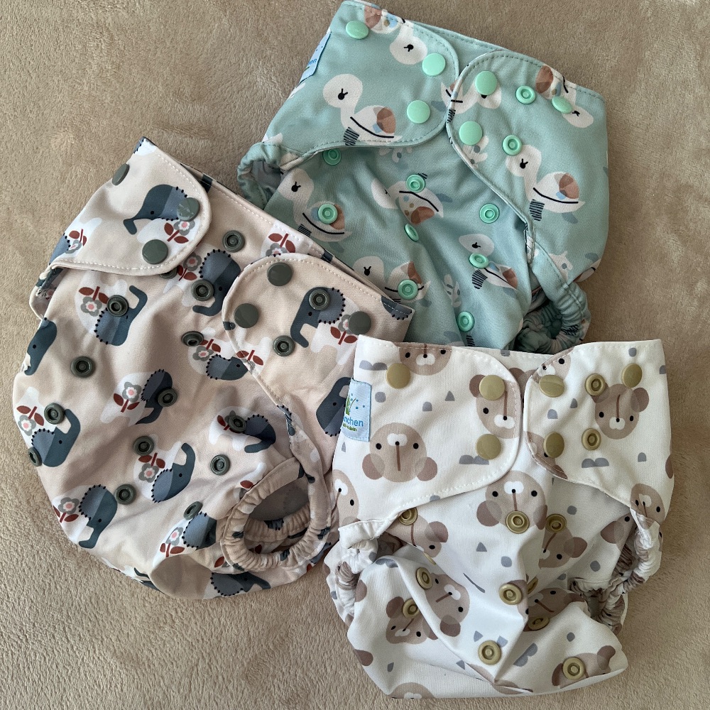 3 Überhosen Eco Shell von Blümchen in One Size