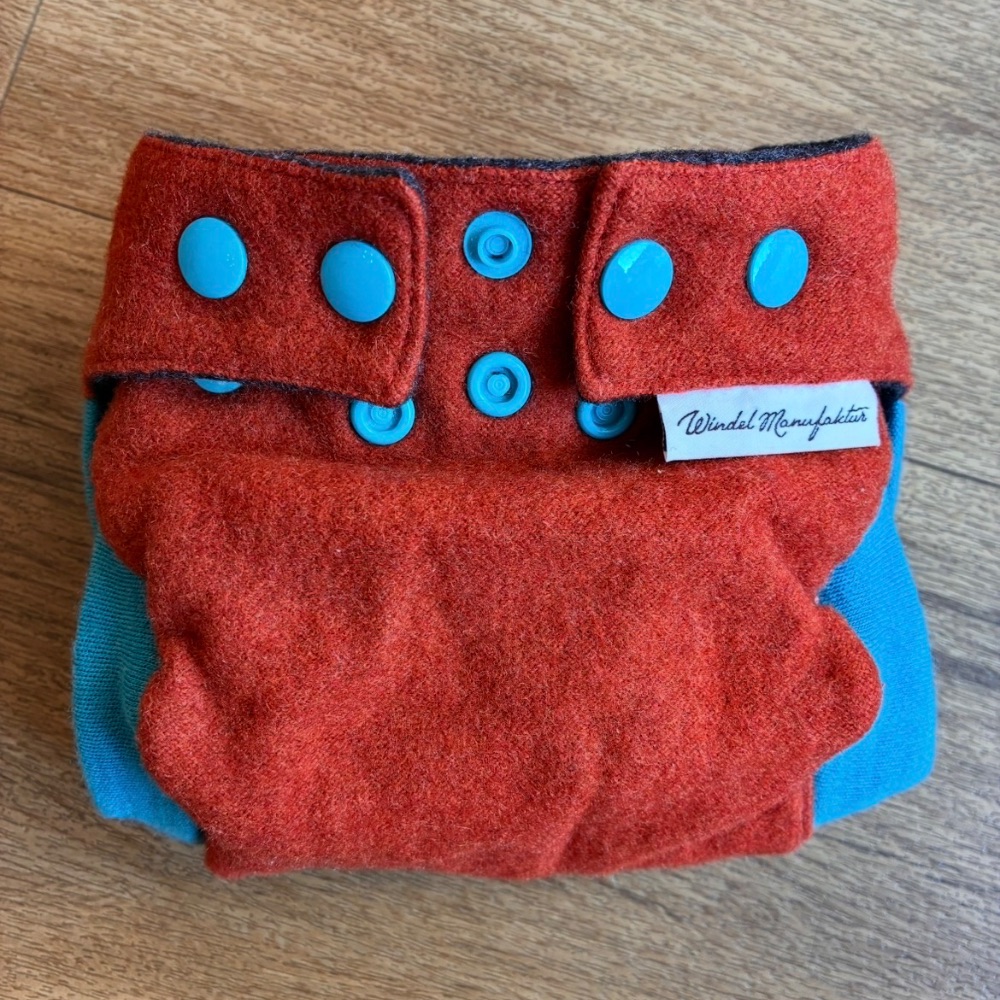 Schurwolle Außenwindel Hokkaido, Größe Neugeborene, Windelmanufaktur