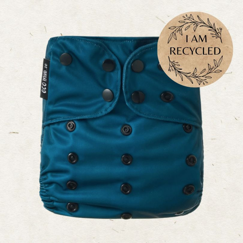 Eco Mini Bambus Pocketwindel One Size mit Druckknöpfen