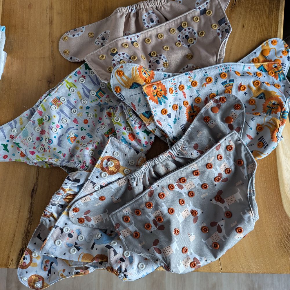 Großes, gut gepflegtes Stoffwindelpaket Großes, gut gepflegtes Stoffwindelpaket