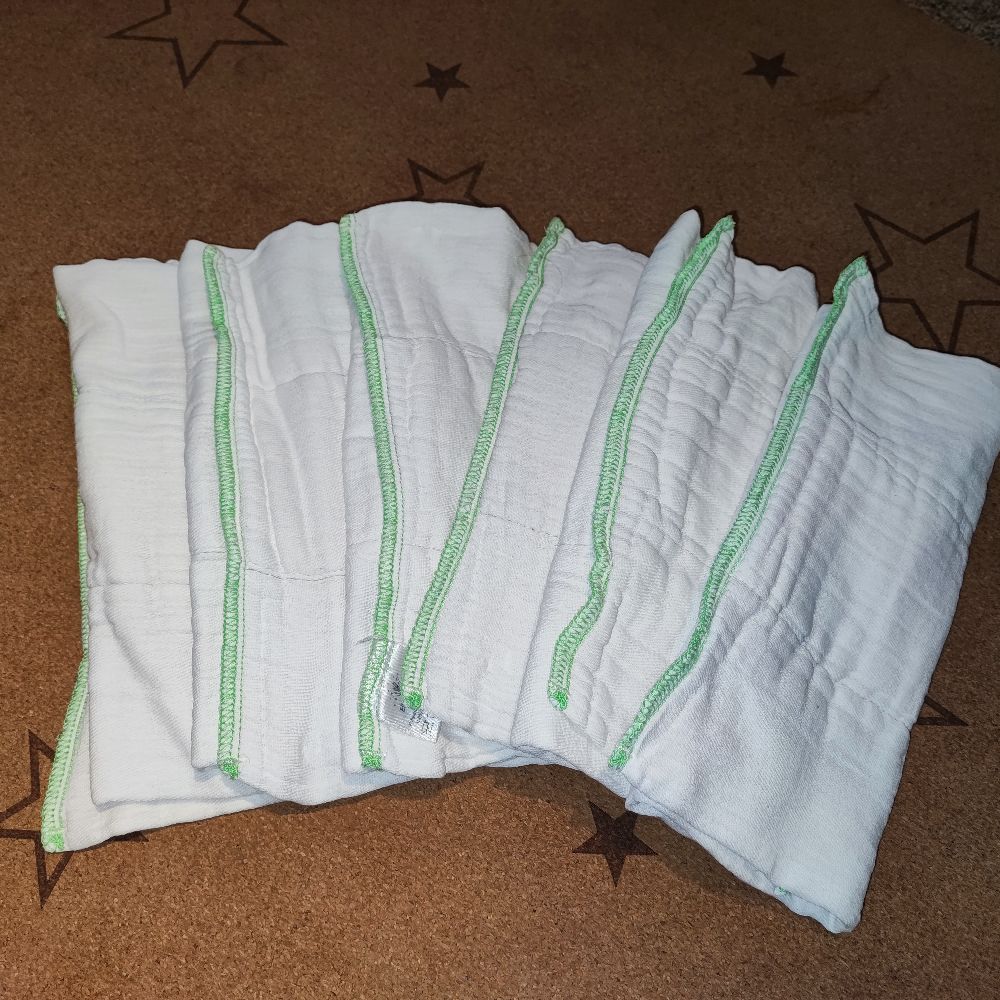6 Prefolds von Blümchen