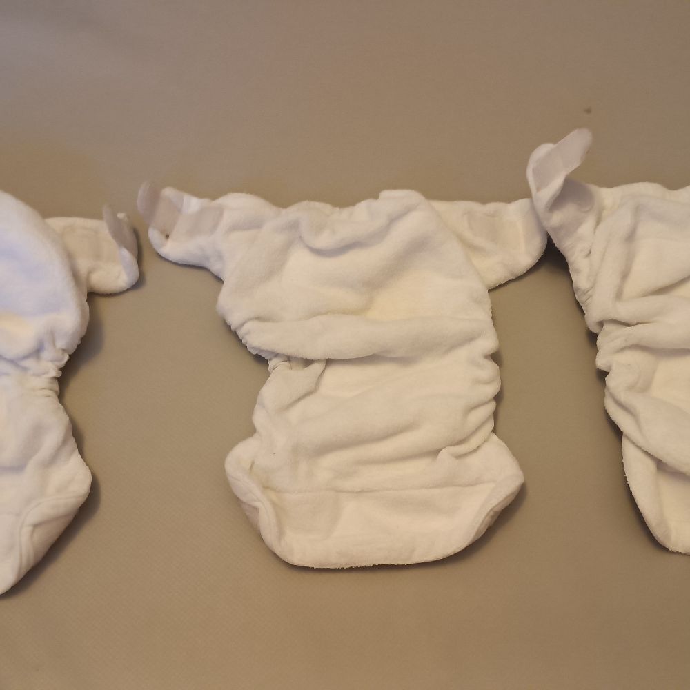 Nacht-Set Blümchen Höschenwindeln, Disana Wollüberhosen