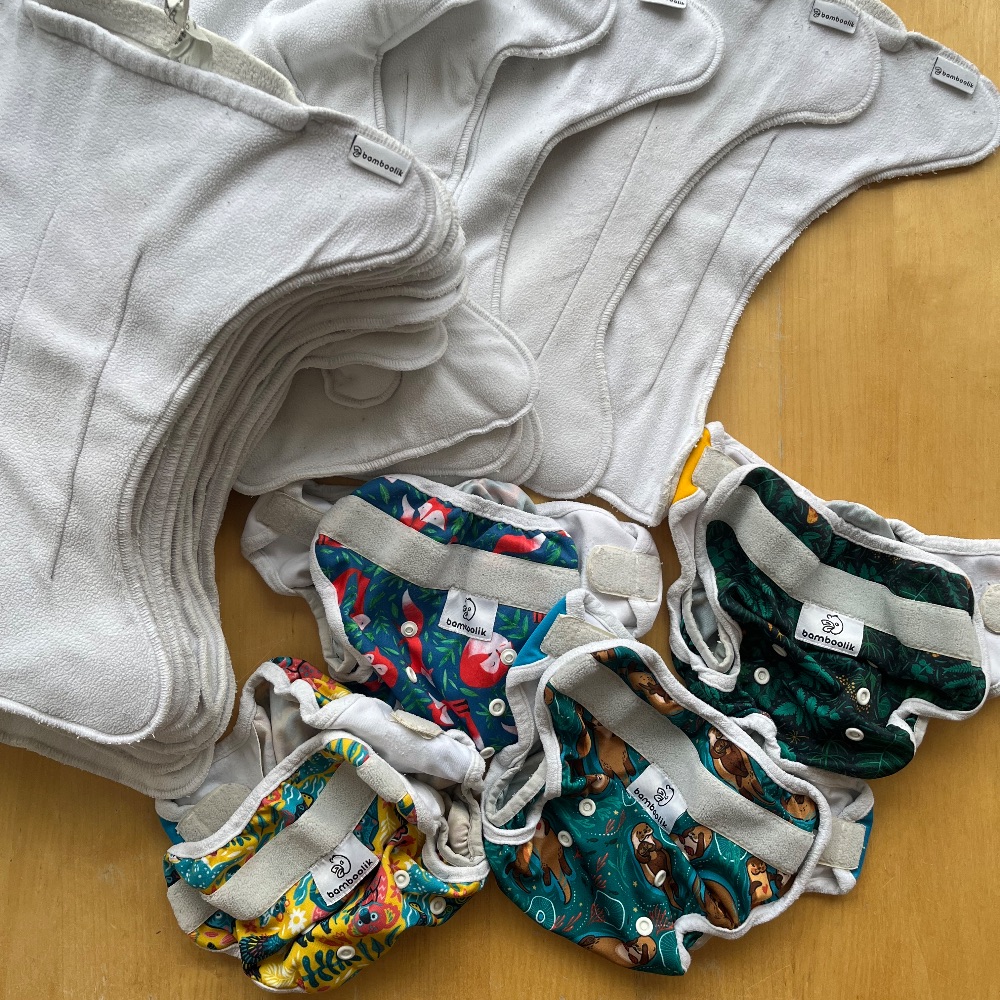 Bamboolik Set groß 4-15 kg Überhosen Einlagen