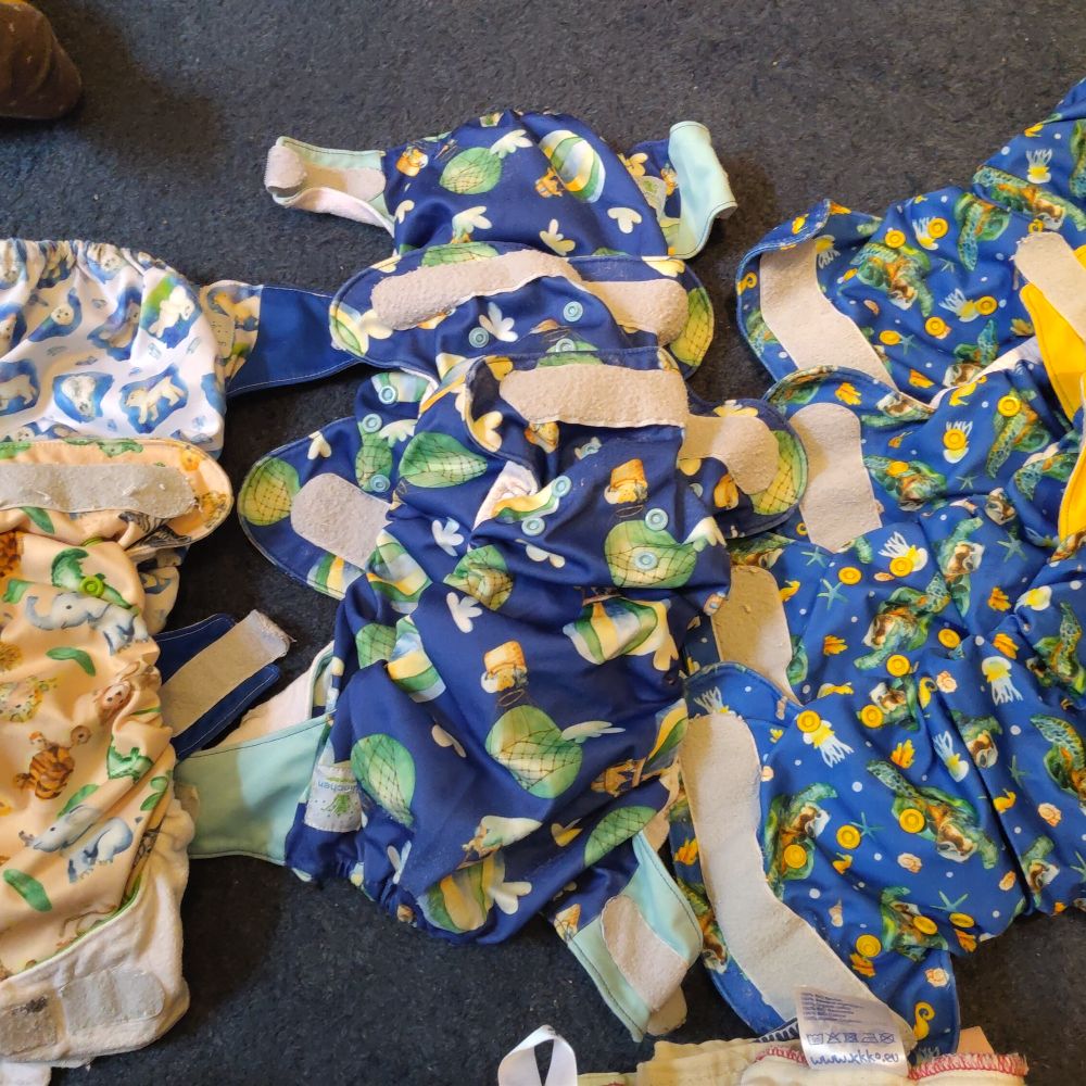 10All-in-One Windeln von Blümchen