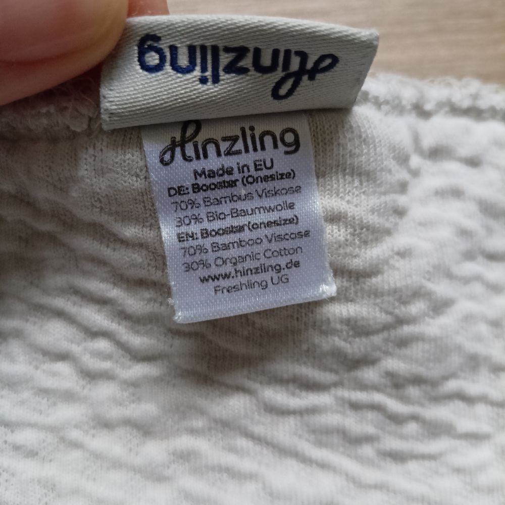 3x Hinzling Stoffwindel Booster-Einlagen OneSize Bambus Baumwolle