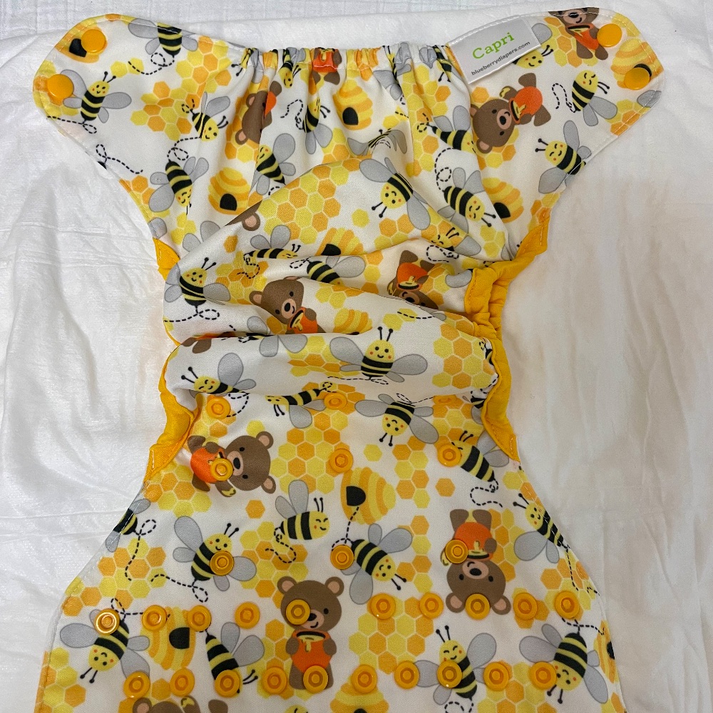 Blueberry Capri Bienchen OneSize Snaps