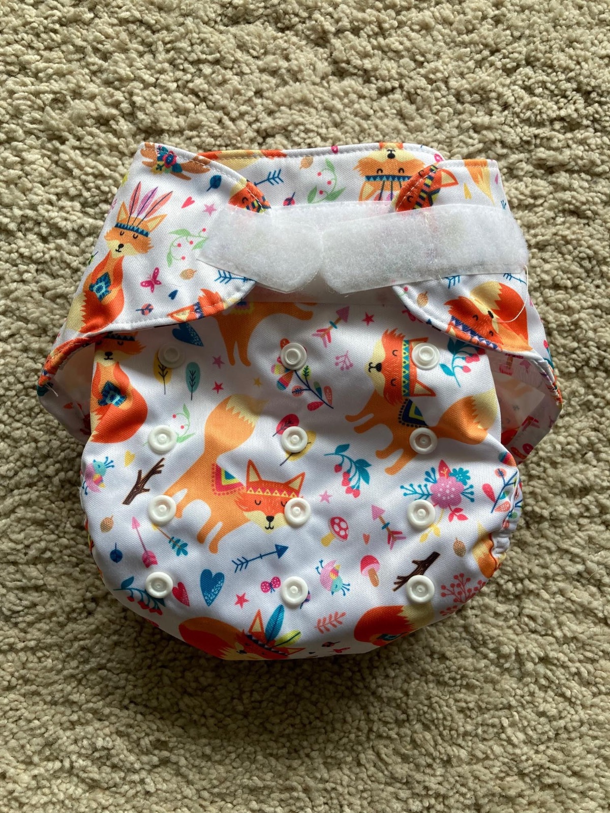 Blümchen Überhose One Size mit Klettverschluss Blümchen Überhose One Size mit Klettverschluss