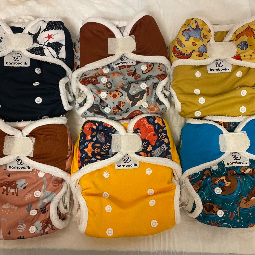 6 Bamboolik Komplettwindeln AiO OneSize