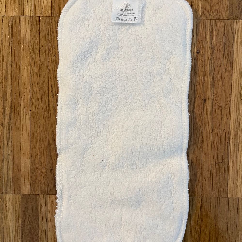 Einlage Blümchen Baumwolle ca. 12x23 cm